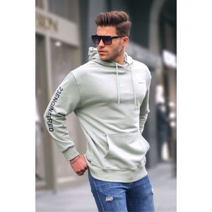 Madmext Men's Mint Green Hoodie Sweatshirt 6038