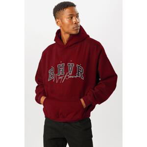 Madmext Burgundy Oversize Men's Sweatshirt 5344