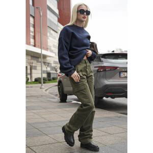 Madmext Khaki Pocket Detailed Cargo Pants