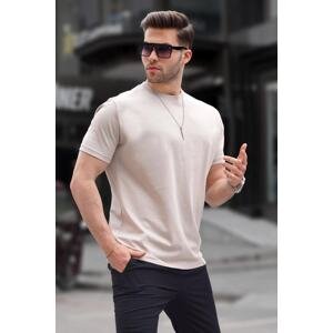 Madmext Stone Color Regular Fit Basic Men's T-Shirt 6131