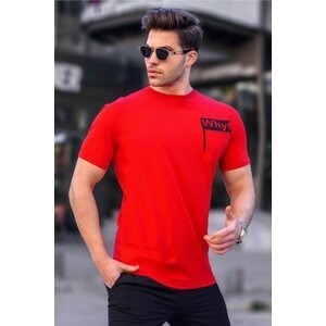 Madmext Men's Red T-Shirt 4959