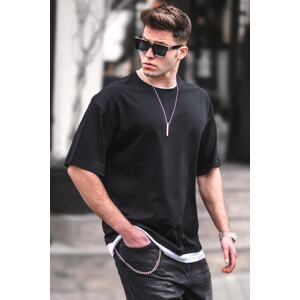 Madmext Men's Oversize Black T-Shirt 4978