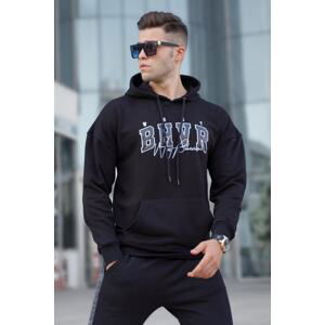 Madmext Black Men's Sweatshirt 5326