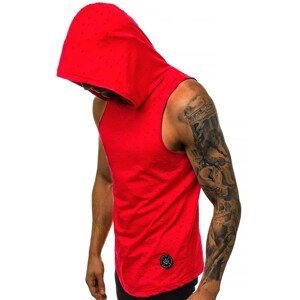 Madmext Hooded Undershirt Red 2893