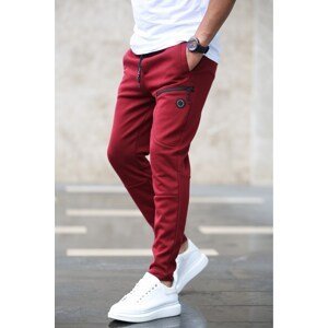 Madmext Basic Claret Red Tracksuit 4207