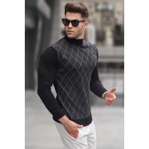 Madmext Black Turtleneck Knitwear Sweater 5785