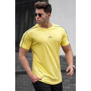 Madmext Men's Yellow T-Shirt 5226