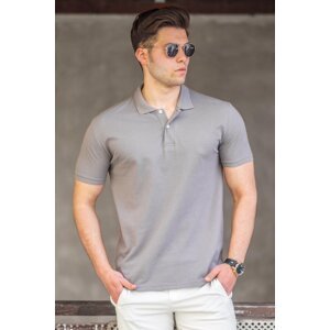 Madmext Smoked Basic Polo Neck Men's T-Shirt 5101