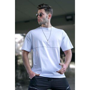 Madmext Men's White T-Shirt 5360