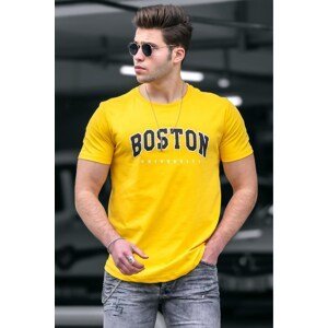 Madmext Men's Yellow T-Shirt 4955