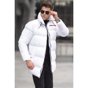 Madmext White Basic Puffer Jacket 5776