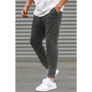 Madmext Smoked Basic Men's Tracksuits with Elastic Legs 5494