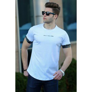 Madmext White Men's T-Shirt 4451