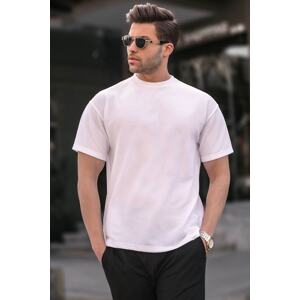 Madmext Ecru Regular Fit Basic Men's T-Shirt 6099