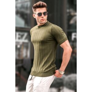 Madmext Men's Khaki T-Shirt 5684