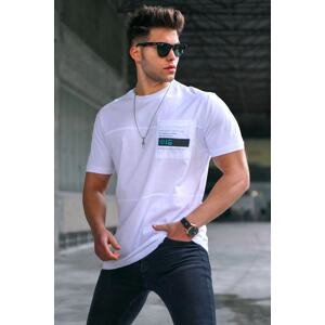 Madmext Men's White T-Shirt 5804