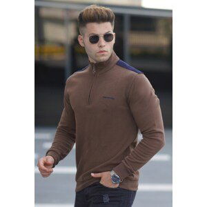 Madmext Dark Brown Men's Sweatshirt 5155