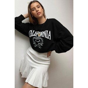 Madmext Mad Girls Black Sweatshirt