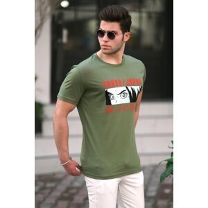 Madmext Men's Khaki T-Shirt 5224