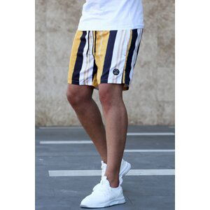 Madmext Men's Yellow Shorts 5071