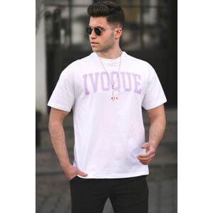 Madmext Men's White T-Shirt 4996