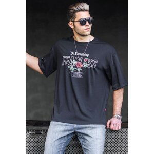 Madmext Black Men's T-Shirt 4971