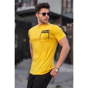 Madmext Yellow Men's T-Shirt 4959