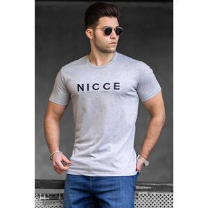 Madmext Men's Gray T-Shirt 4963