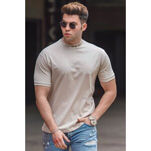 Madmext Beige Men's T-Shirt 5227