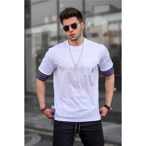 Madmext Men's White T-Shirt 5806