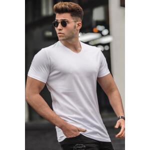 Madmext White T-Shirt 5281