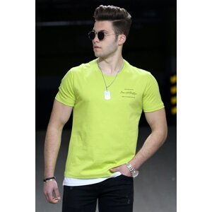 Madmext Men's Green T-Shirt 4521