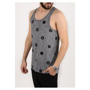 Madmext Printed Anthracite Singlet 2303