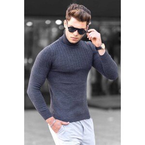 Madmext Anthracite Turtleneck Sweater 4677