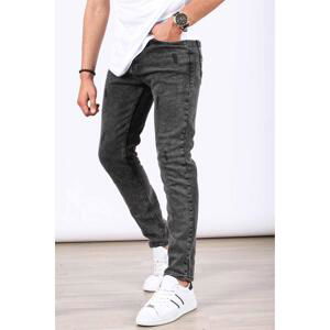 Madmext Skinny Fit Black Men's Jeans 5680