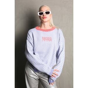Madmext Lilac Oversize Women's Sweater