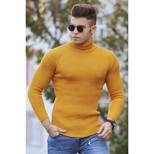 Madmext Turtleneck Mustard Sweater