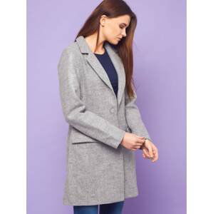 Uplander coat with flaps at the pockets grey