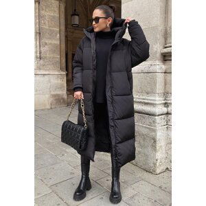 Madmext Mad Girls Black Long Down Jacket