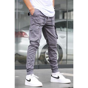 Madmext Smoked Slim Fit Jogger Pants 5740