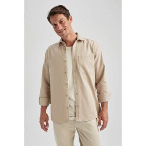 DEFACTO Regular Fit Long Sleeve Shirt