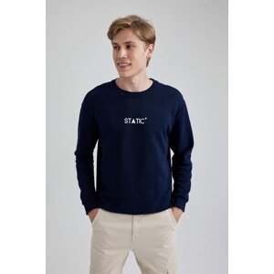 DEFACTO Regular Fit Printed Long Sleeve Sweatshirt