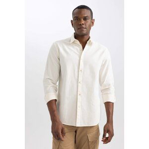 DEFACTO Regular Fit Cotton Long Sleeve Shirt