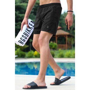 Madmext Black Basic Marine Shorts 4262