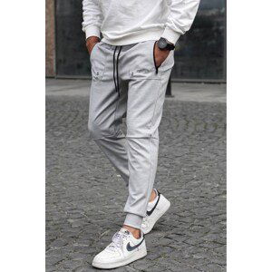 Madmext Karmelange Pocket Detailed Jogger Trousers 5484