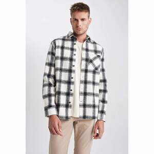 DEFACTO Regular Fit Woodcutter Plaid Long Sleeve Shirt