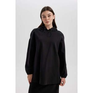 DEFACTO Regular Fit Hooded Sweat Tunic