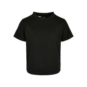 Girls' T-shirt Basic Box black