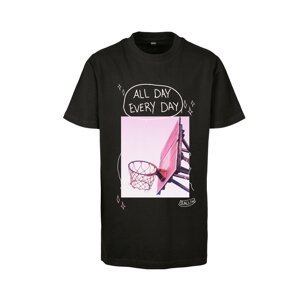 Children's black t-shirt for the whole day every day