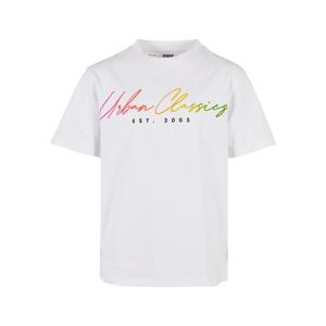 Boys Script Logo T-Shirt White